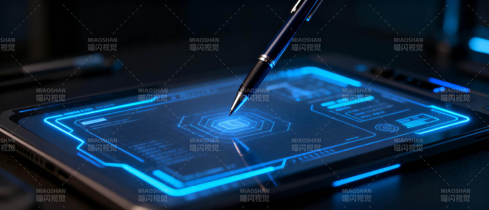 未来科技触控屏图片