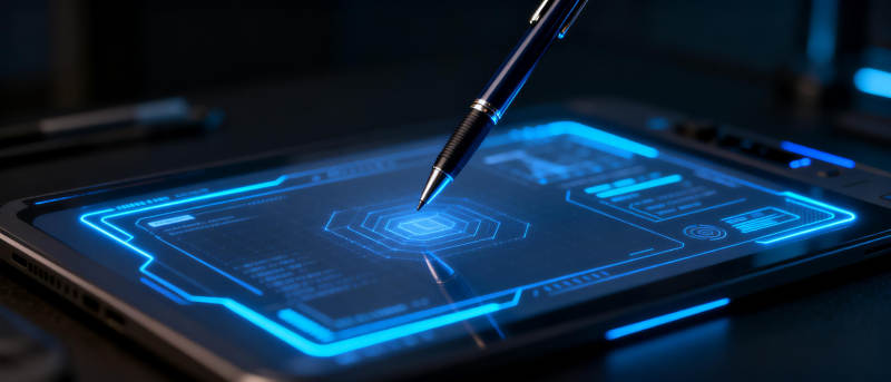 未来科技触控屏图片