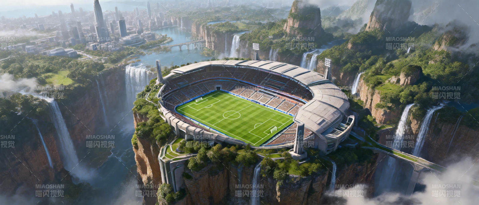 悬崖上的未来球场图片