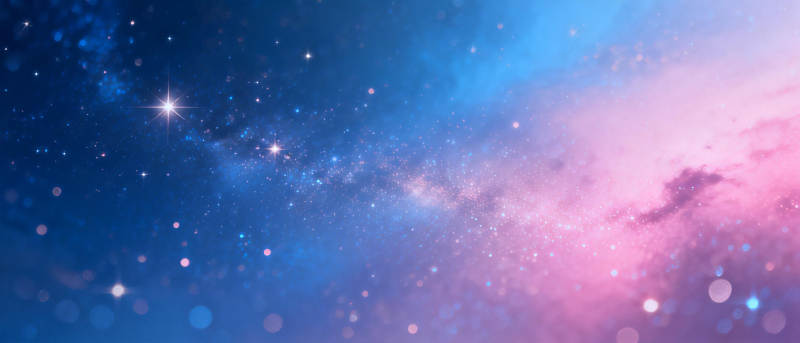 星河璀璨夜空图片