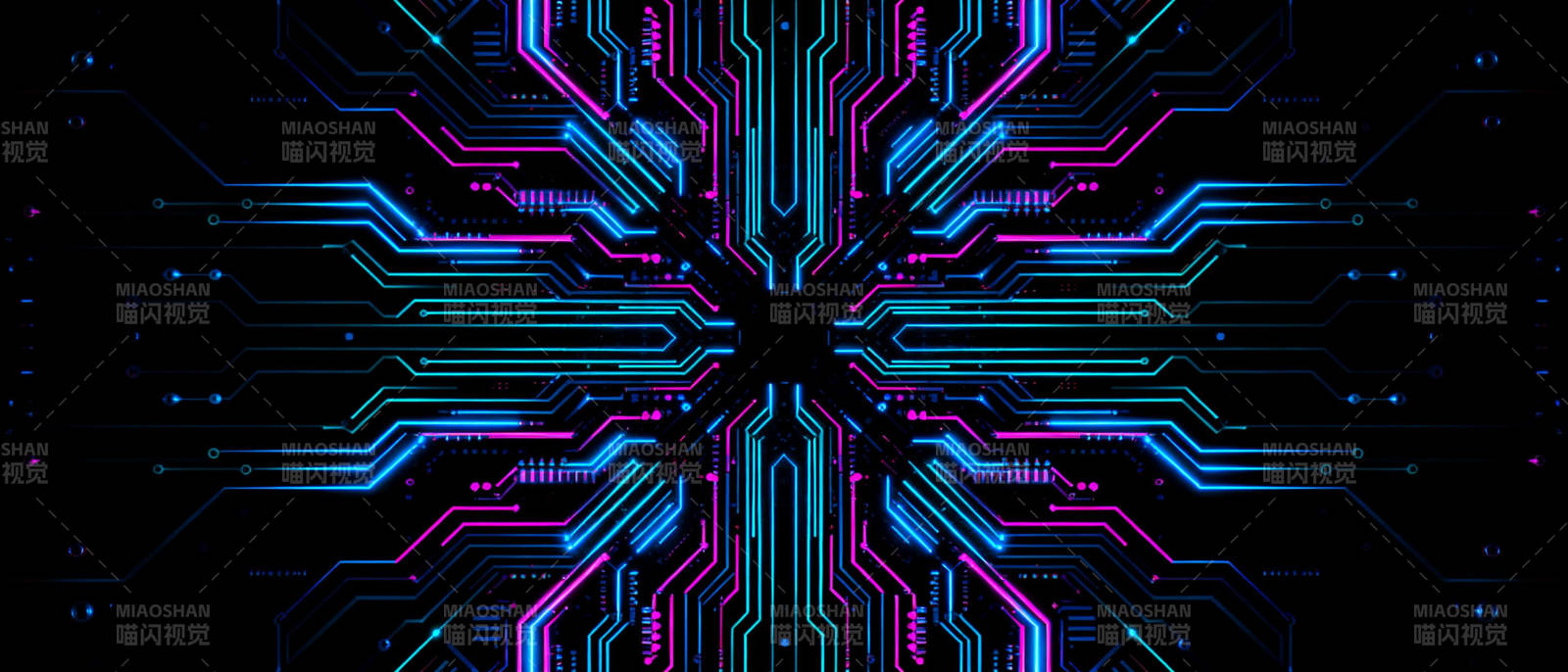 霓虹电路图图片