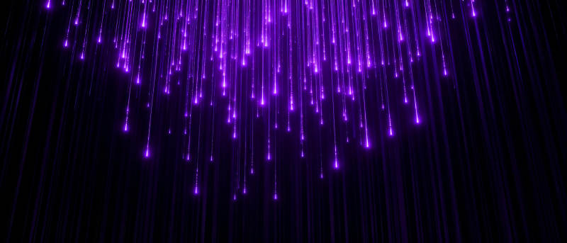 紫光雨幕图片