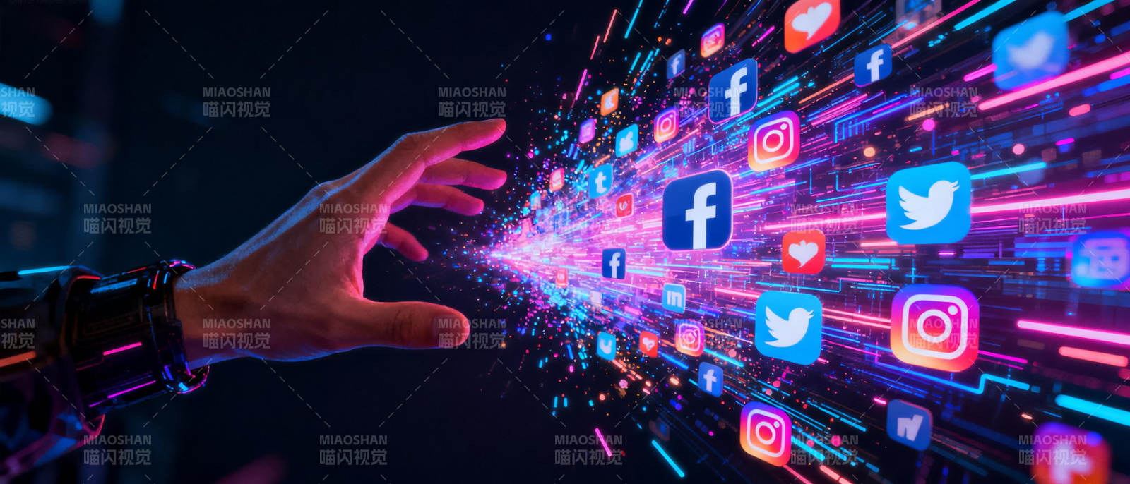 数字社交未来图片