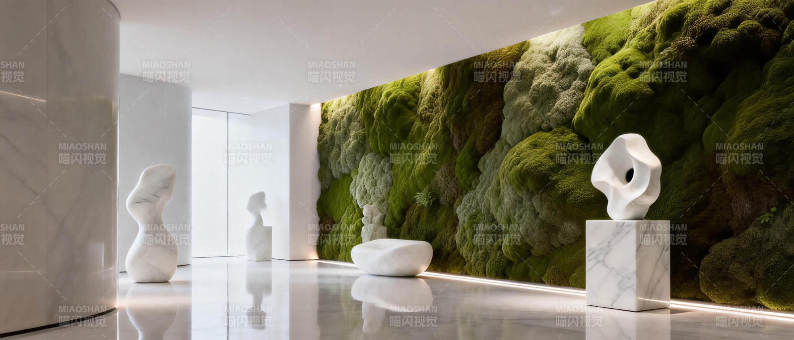 绿墙艺术空间图片