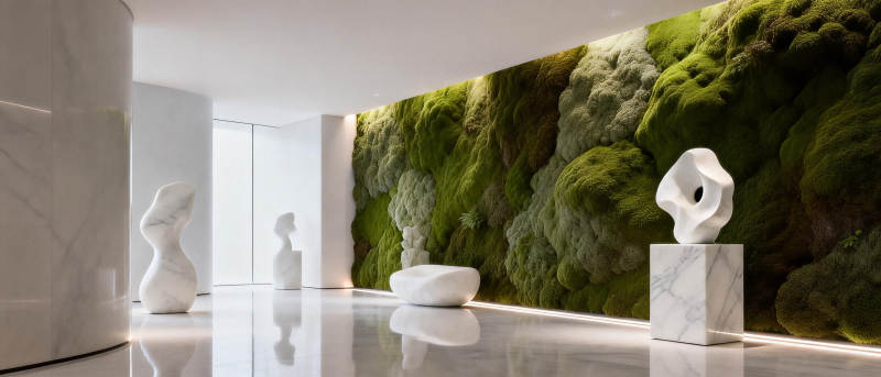 绿墙艺术空间图片