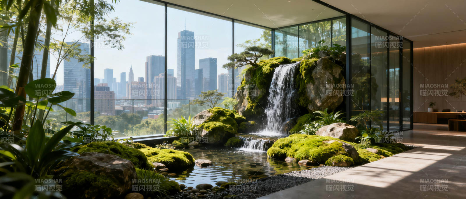 都市绿洲 自然与现代交融图片