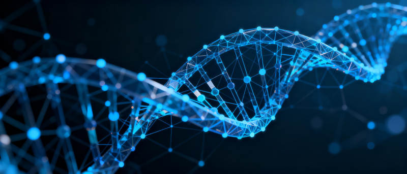 DNA双螺旋结构图片