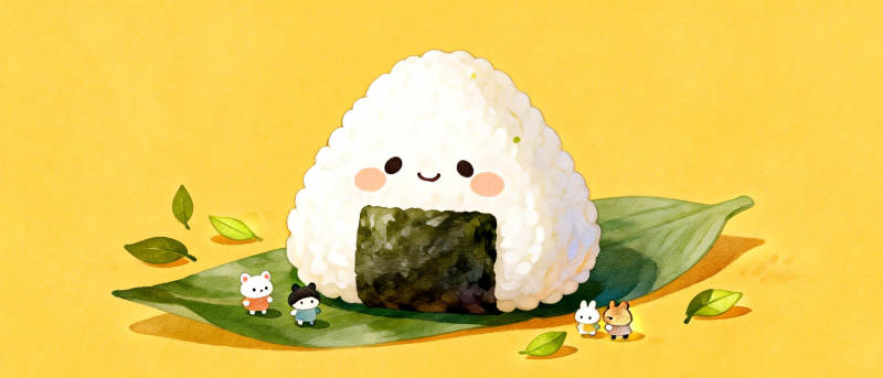 可爱饭团小世界图片