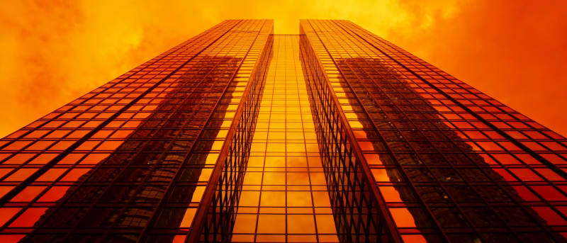 烈焰都市双塔图片