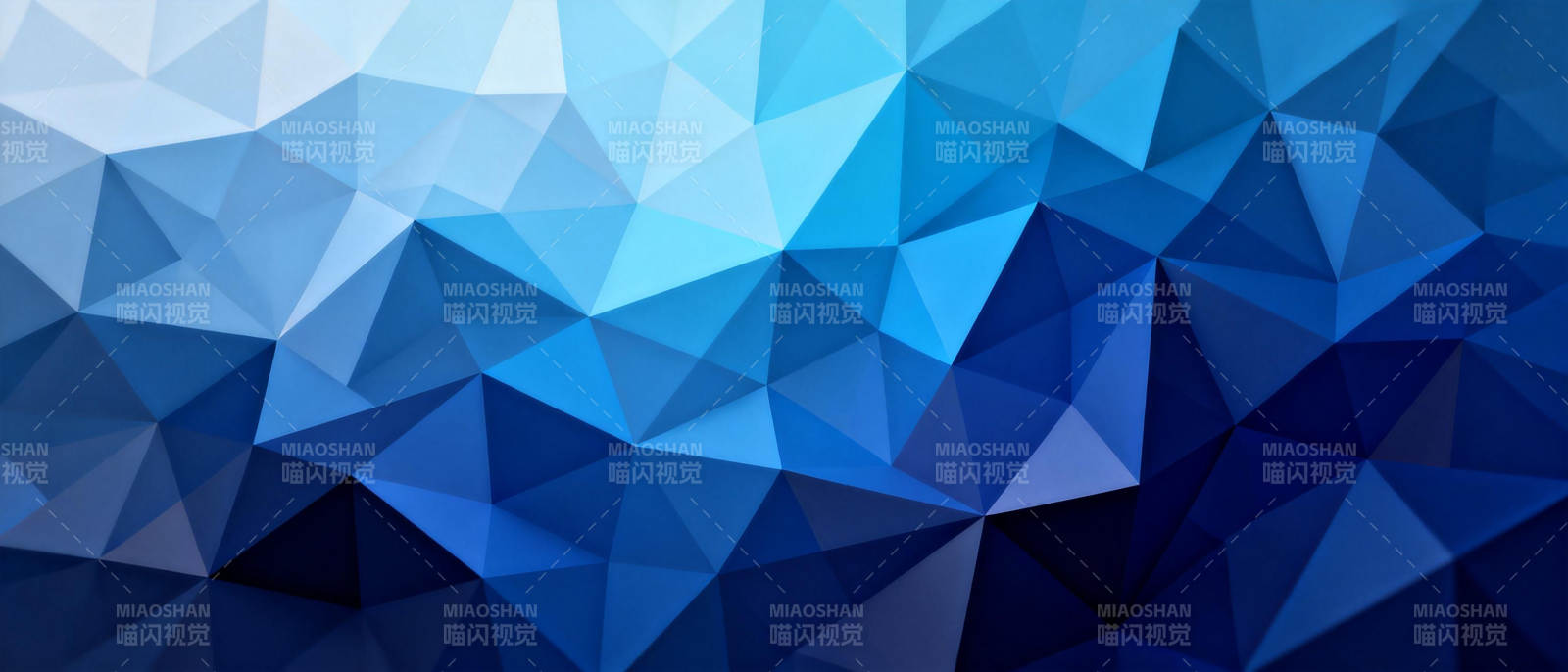 蓝色几何抽象背景图片