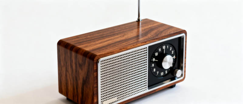 复古木质收音机图片