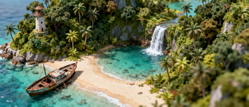 热带海岛风光图片