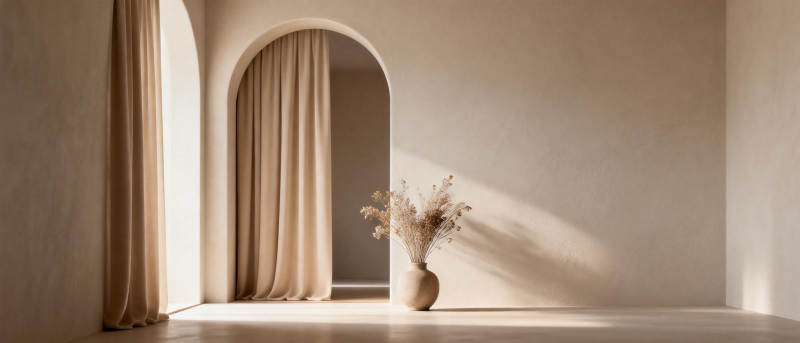 静谧光影中的花影图片