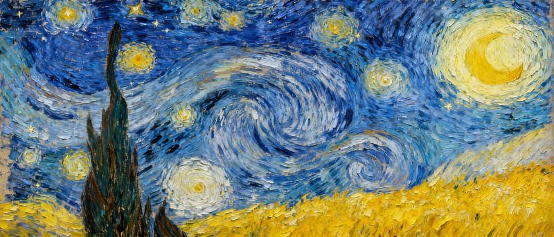 星夜旋涡图片