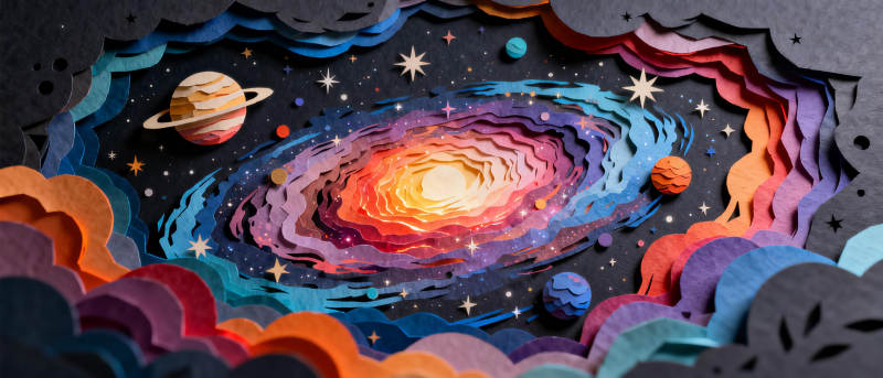 宇宙星河奇景图片