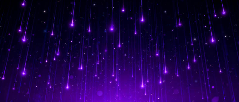紫光雨幕图片