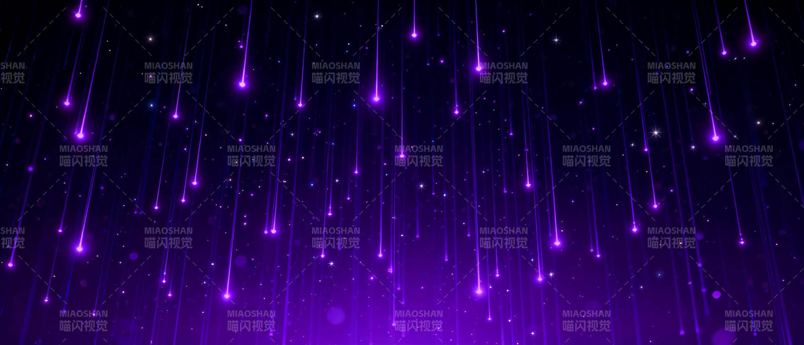 紫光雨幕图片