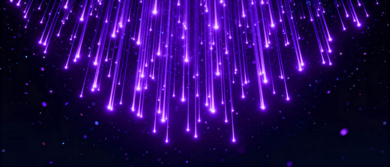 紫光雨幕图片