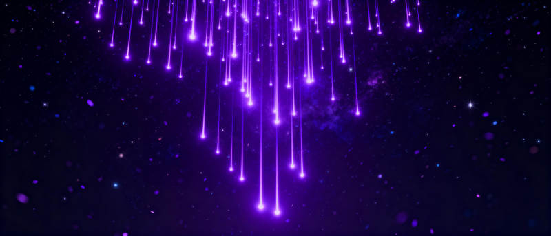 紫光流星雨图片