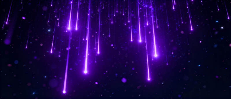 紫光流星雨图片