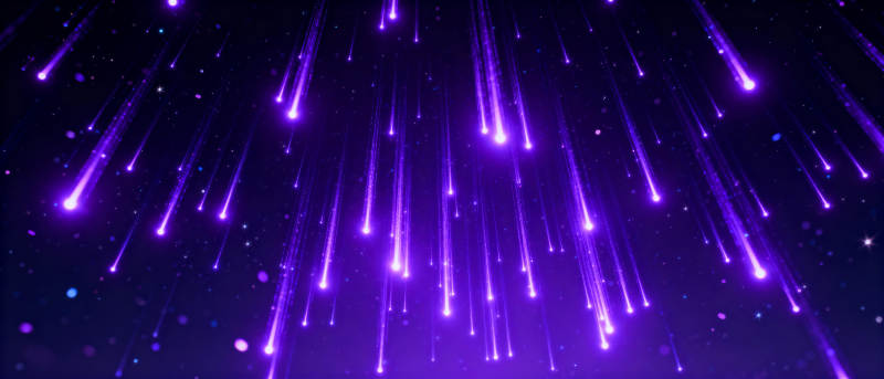 紫光流星雨图片