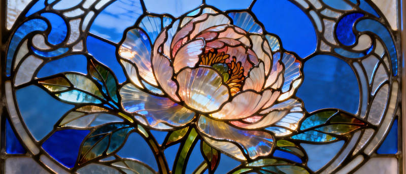 彩绘玫瑰窗图片