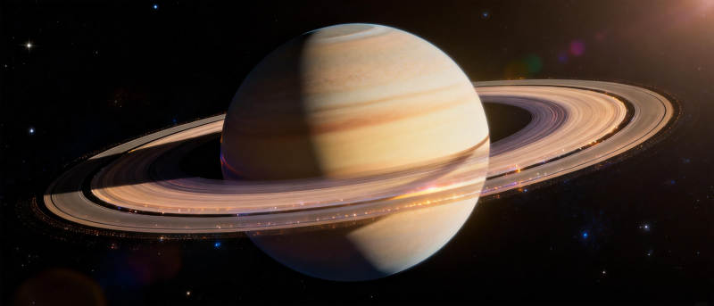 土星环之美图片