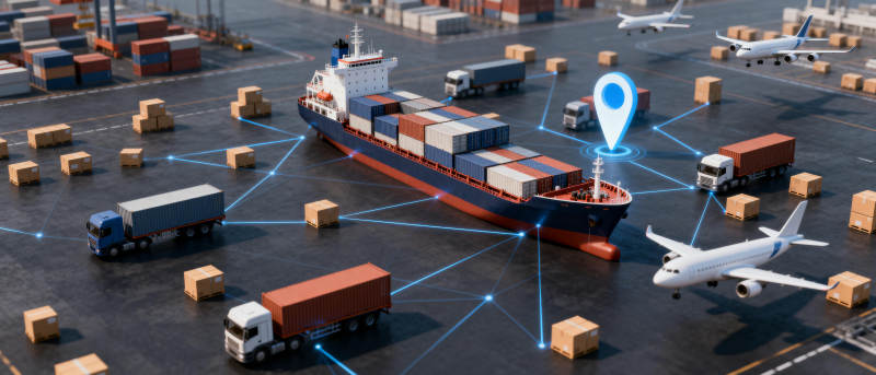 智慧物流网络图片