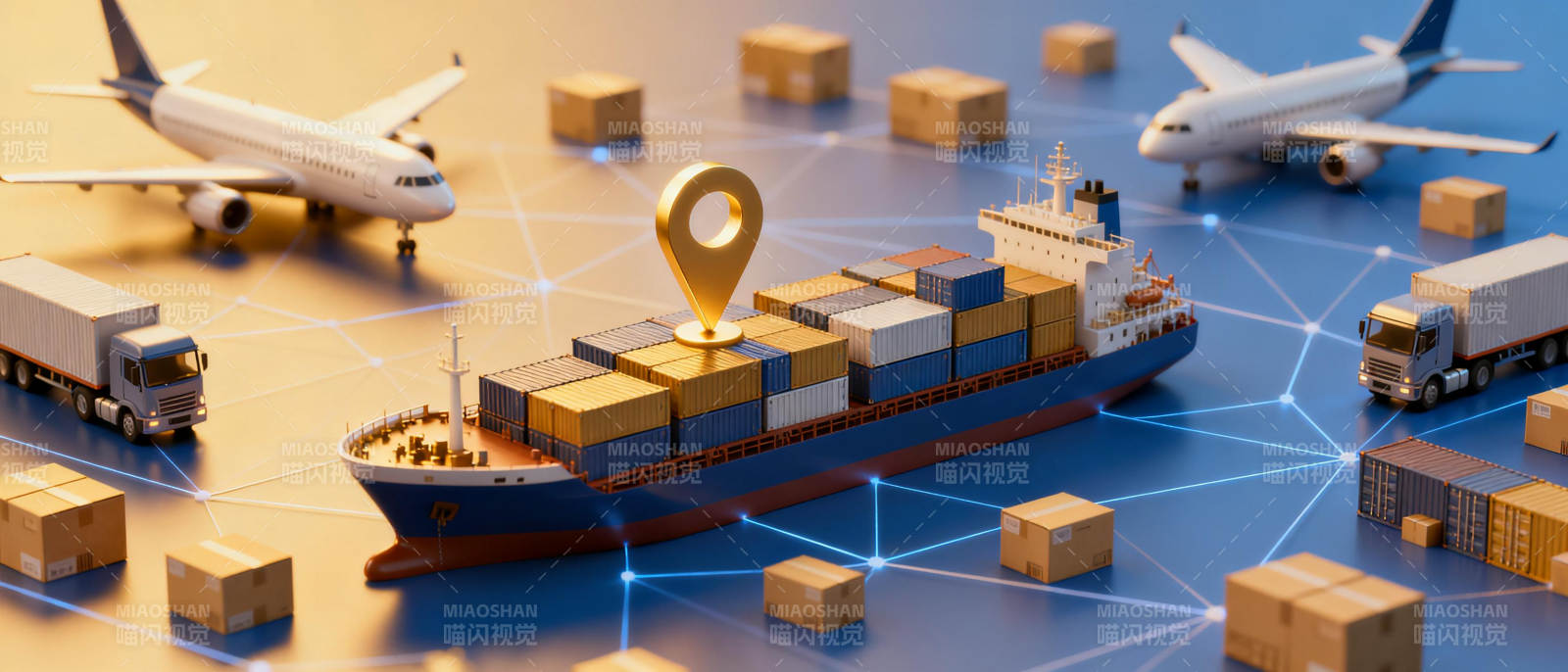 全球物流网络图片