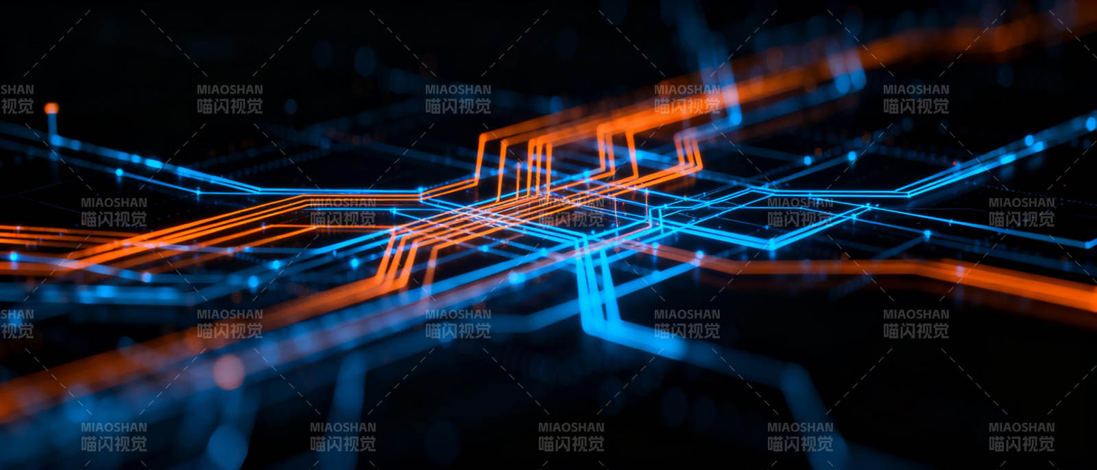 科技网络光影交错图片
