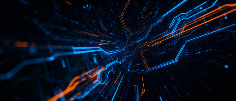 科技电路光效图片