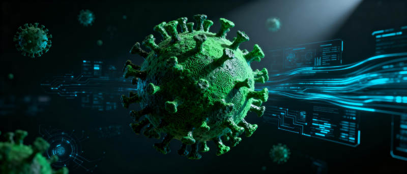病毒科技视觉图片