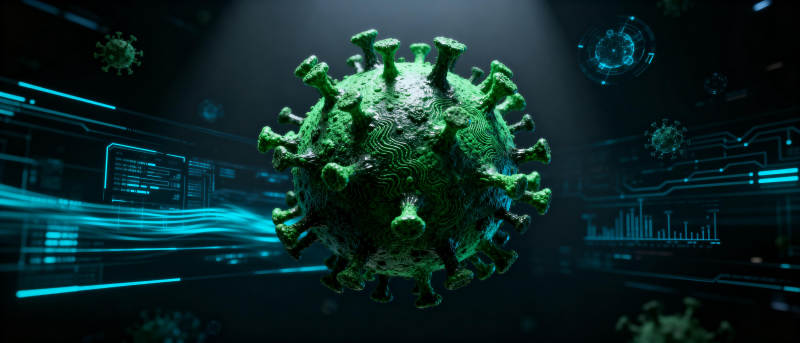 病毒微观世界图片