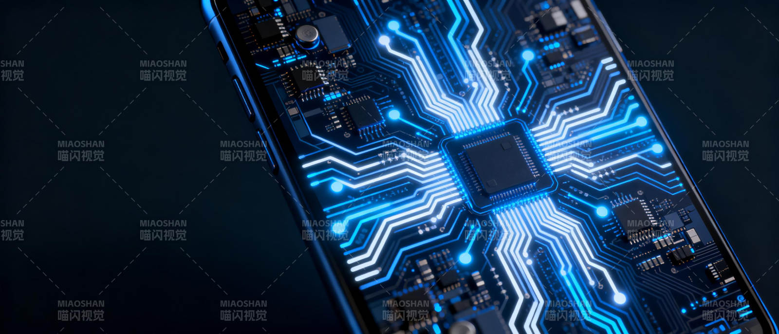 科技电路光影图片