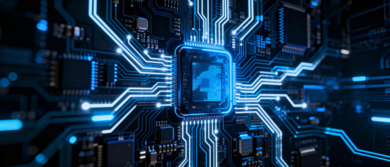 科技电路芯动图片