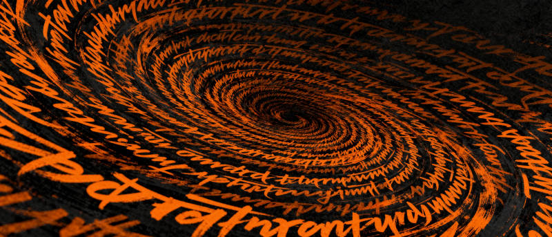文字漩涡图片