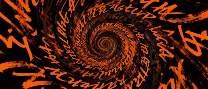 文字漩涡图片