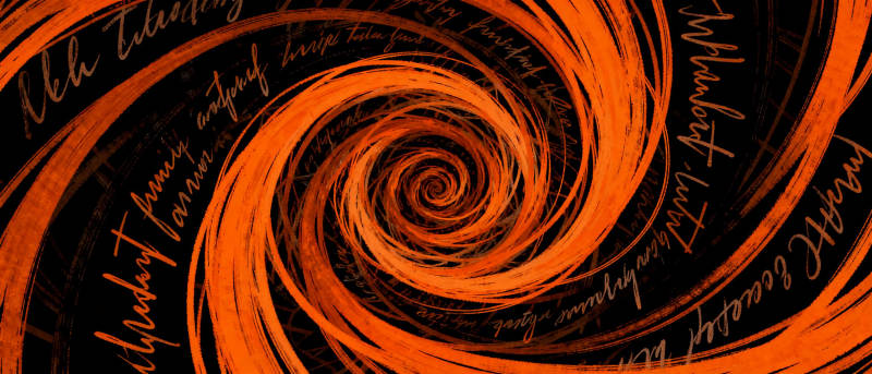 旋涡中的文字迷宫图片