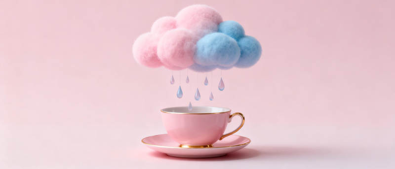 云雨落杯中图片