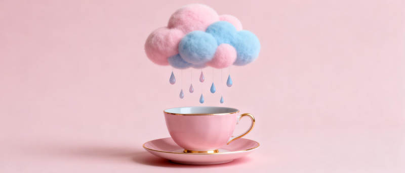 云雨落杯中图片