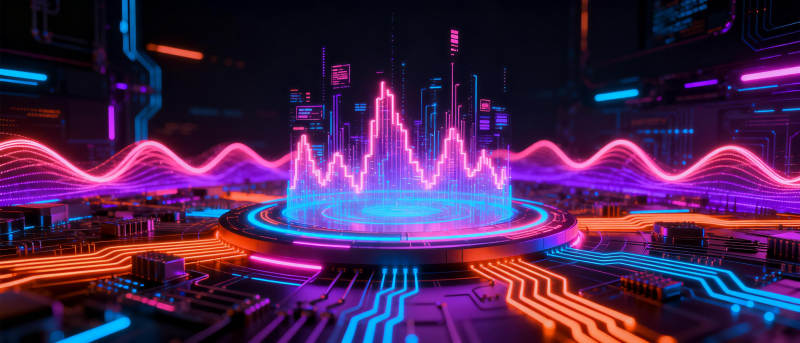 霓虹未来都市图片