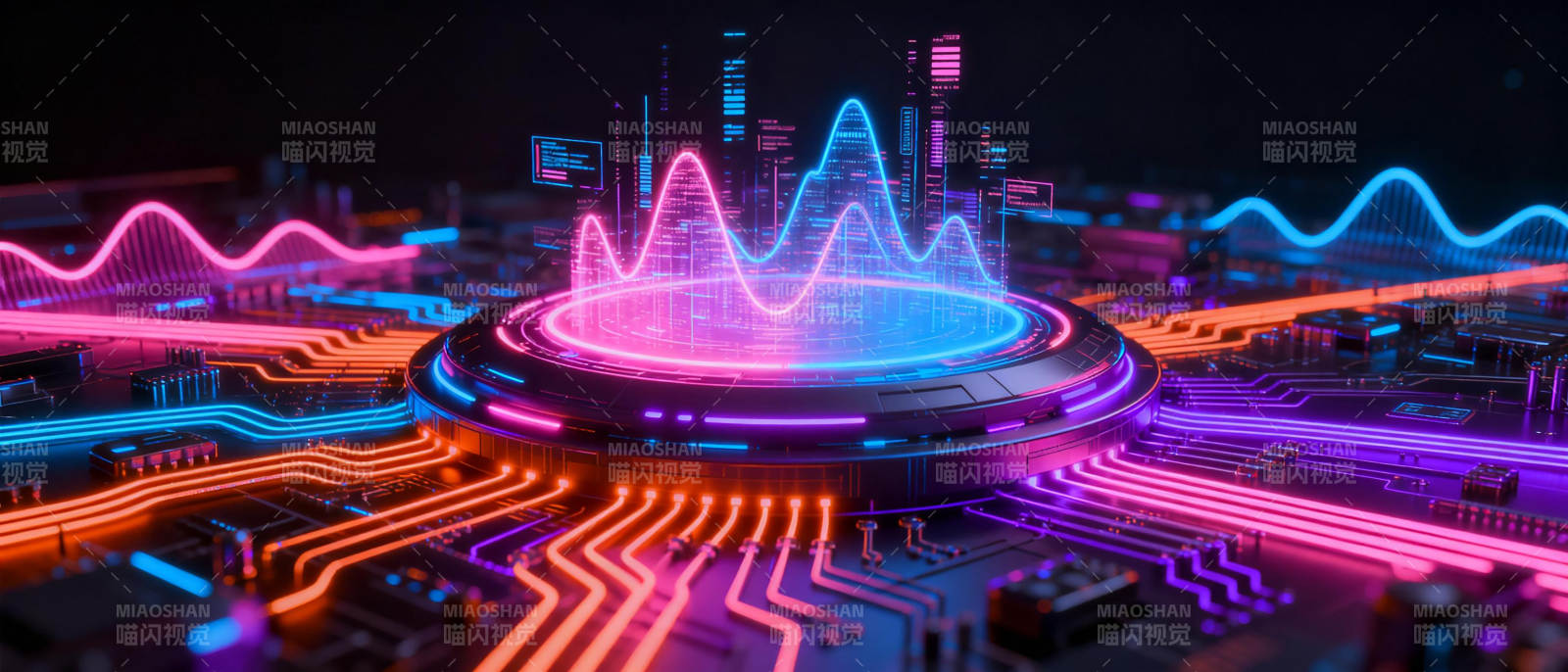 霓虹科技之眼图片
