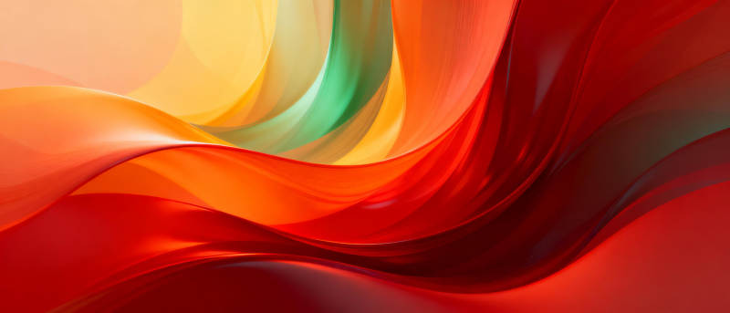 流光溢彩的波浪图片