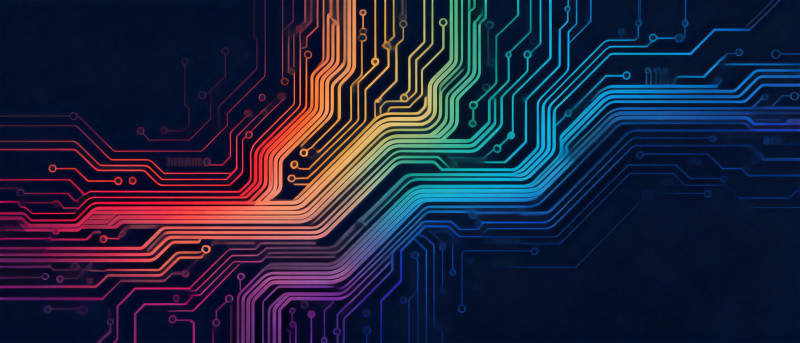 彩虹电路板图片