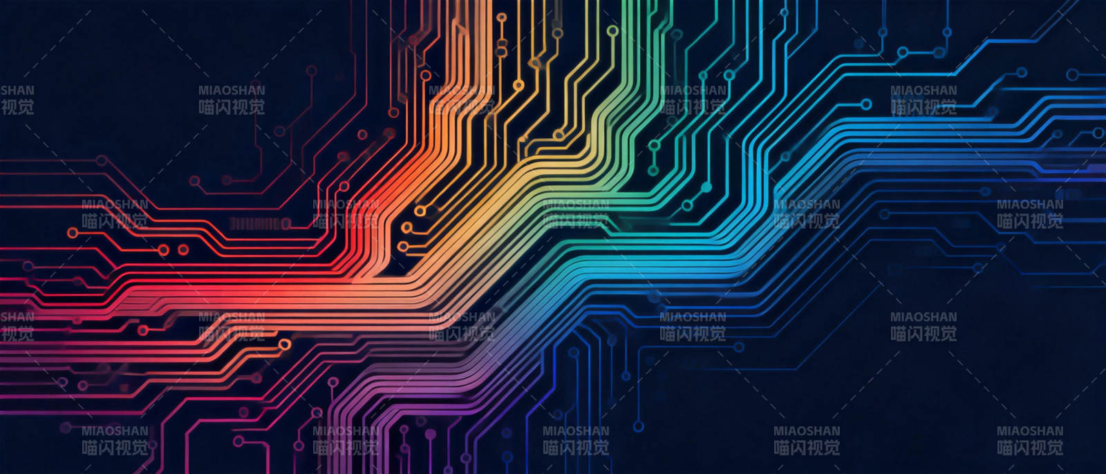 彩虹电路板图片