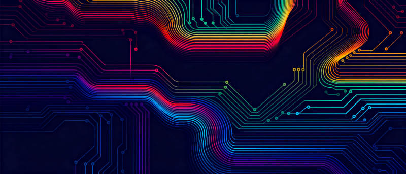 炫彩电路图图片