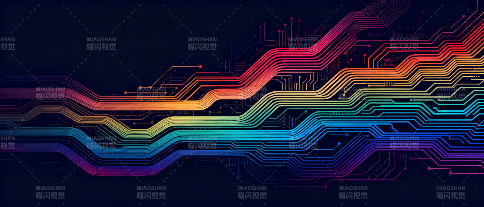 彩虹电路图图片