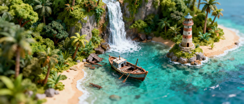 热带岛屿风光图片