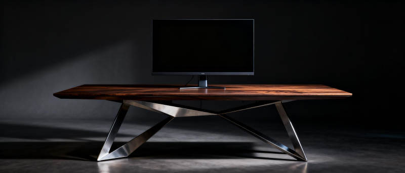 现代简约电视桌图片