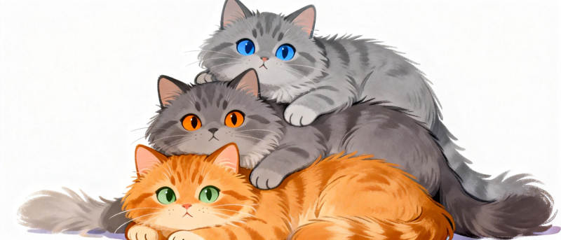 三猫叠叠乐图片